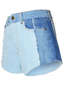 Chiara Ferragni Blue Cotton Shorts