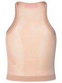 Chiara Ferragni Pink Viskose Mischtank Top