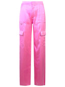 Chiara Ferragni Viscose Fuchsia Pants