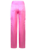 Chiara Ferragni Viscose Fuchsia Pants