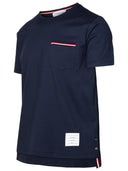 Thom Browne Navy Cotton T Shirt