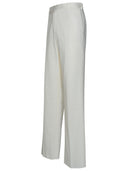 Thom Browne Tailored Trousers In White Cotton