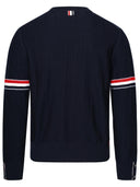 Thom Browne Blue Virgin Wool Sweater