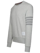 سويت شيرت من القطن باللون الرمادي من توم براون