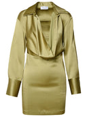 Blumarine Green Viscose Blend Dress