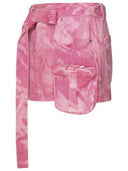Blumarine Pink Cotton Mini Skirt