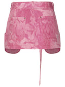 Blumarine Pink Cotton Mini Skirt