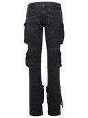 Attico 'Essie'黒い綿ジーンズ