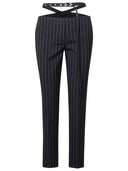 Attico Navy Viscose Blend Patalone