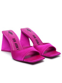 Attico 'Devon 8' Fuchsia Satin Sandals