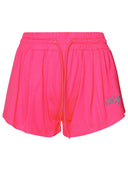Msgm Fuchsia Cotton Shorts