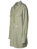 Msgm groen katoenen shirt