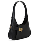 Salvatore Ferragamo 'Hobo' Black Smooth Calf Lear Bag