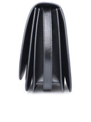 Salvatore Ferragamo 'Fiamma' Small Black Dappled Calf Lear Bag