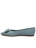 Salvatore Ferragamo 'New Vara' Ballet Flats In Nappa Sugar Paper