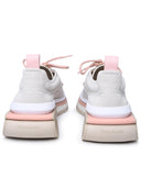 Salvatore Ferragamo Two Tone Fabric Sneakers