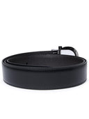 Salvatore Ferragamo Black Lear Belt