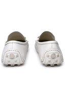 Salvatore Ferragamo White Lear Mejczyczy