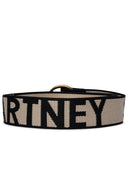 Stella Mc Cartney Two Tone Fabric Belt