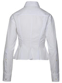 Stella Mc Cartney 'Peplum' White Organic Cotton Shirt