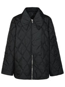 Ganni 'Ripstop' Black Nylon Jacket