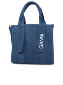 Ganni Light Blue Denim Bag