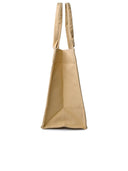 Ganni 'Easy' Cream Recycled Cotton Shopping Bag