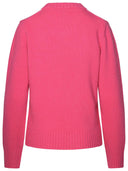 Ganni Fuchsia Wool Blend Sweater