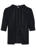 Ganni Black Wool Blend -genser