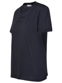 Ganni 'Ganni' Navy Cotton T Shirt