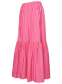 Ganni Fuchsia Cotton Skirt