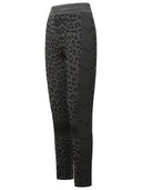 Ganni Black Recycled Nylon Blend Leggings