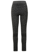 Ganni Black Recycled Nylon Blend Leggings