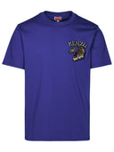 Kenzo 'Tiger Varsity' Blue Cotton T Shirt