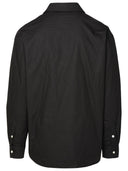 Camicia di cotone nera Kenzo