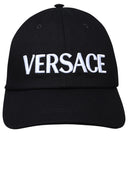 Cappello di cotone nero Versace