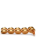 Boucles d'oreilles en métal doré «hommage à hommage»