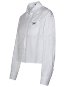 Versace camicia di cotone bianco