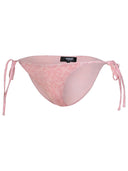 Versace 'Barocco' Pink Polyester Blend Bikini Bottoms
