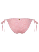 Versace 'Barocco' Pink Polyester Blend Bikini Bottoms