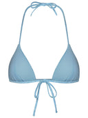 Versace 'Barocco' in bikini in misto in poliestere azzurro
