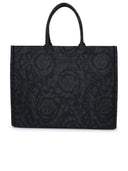 Versace Black Fabric Bag