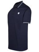 Versace 'Medusa' Blue Cotton Polo Shirt