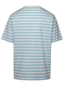 Versace Light Blue Cotton T Shirt