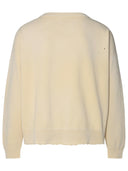 Maison Margiela Cream Cotton Sweatshirt