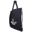 Bolso de mezcla de algodón negro moncler