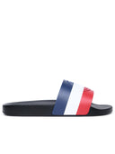 Moncler 'Basile' zwarte rubberen slippers