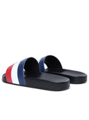 Moncler 'Basile' zwarte rubberen slippers
