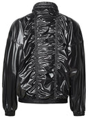 Chaqueta de poliéster negra Moncler