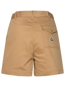 Moncler Beige Cotton Blend Shorts
